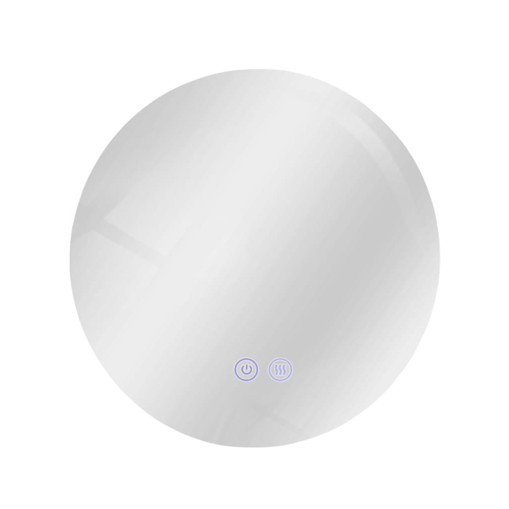 Beeskow - miroir de salle de bain led en verre, blanc, l 50 cm