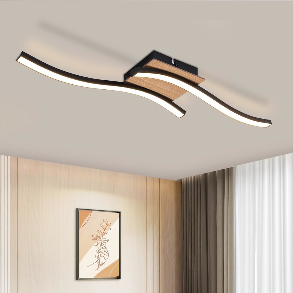 Harvey - plafonnier en métal, coloris doré, l 17 cm, max. 12 w — vue 3