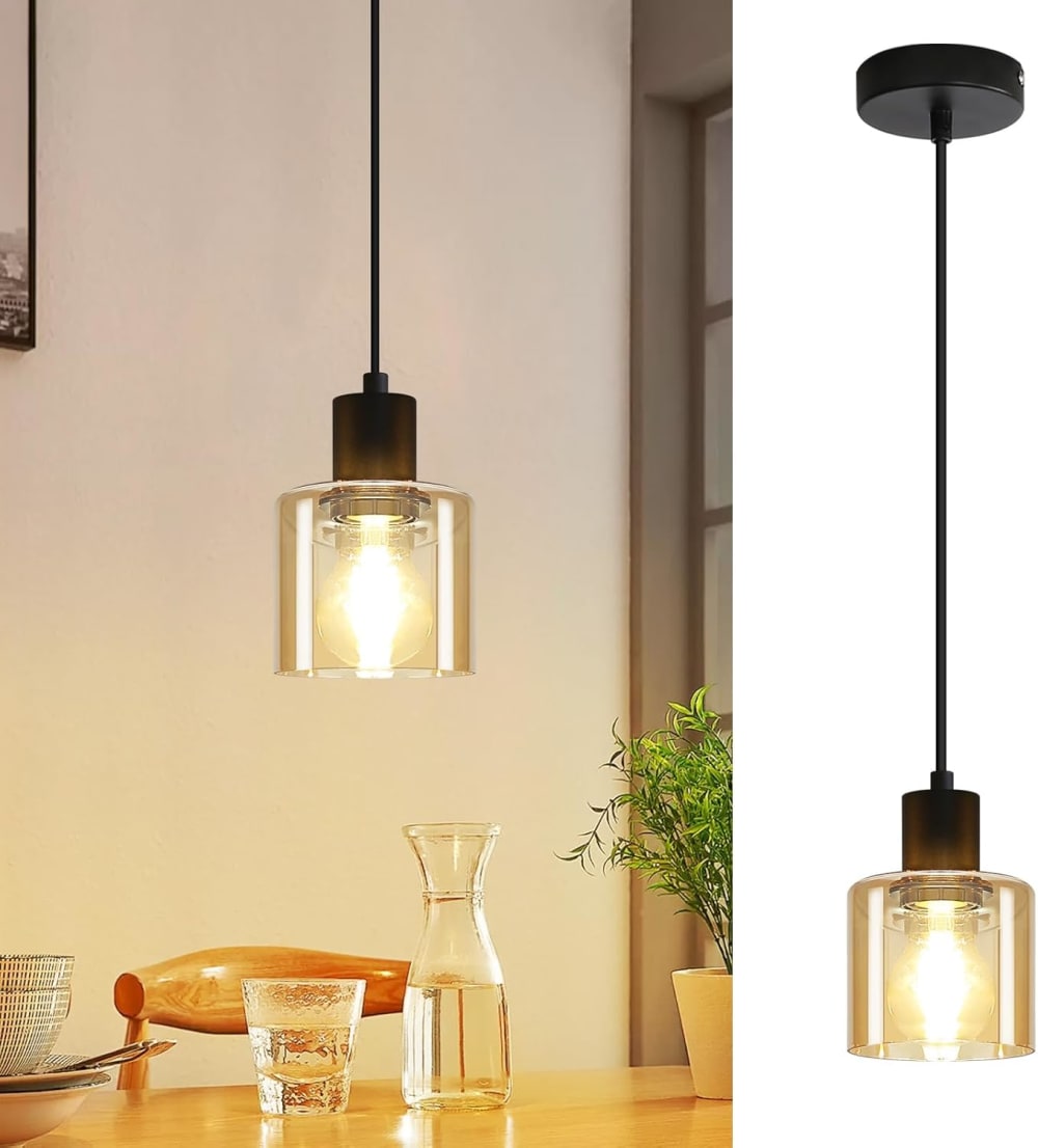Emmen - suspension en métal, coloris jaune, l 11 cm, e27, max. 40 w — vue 3