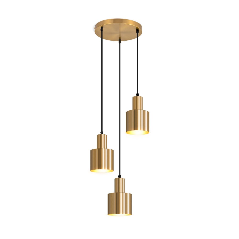 Karsten - suspension en métal, coloris doré, l 12 cm, e27, max. 25 w