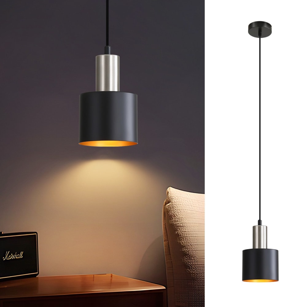 Bielefeld - suspension en métal, coloris noir, l 10 cm, e27, max. 40 w — vue 3