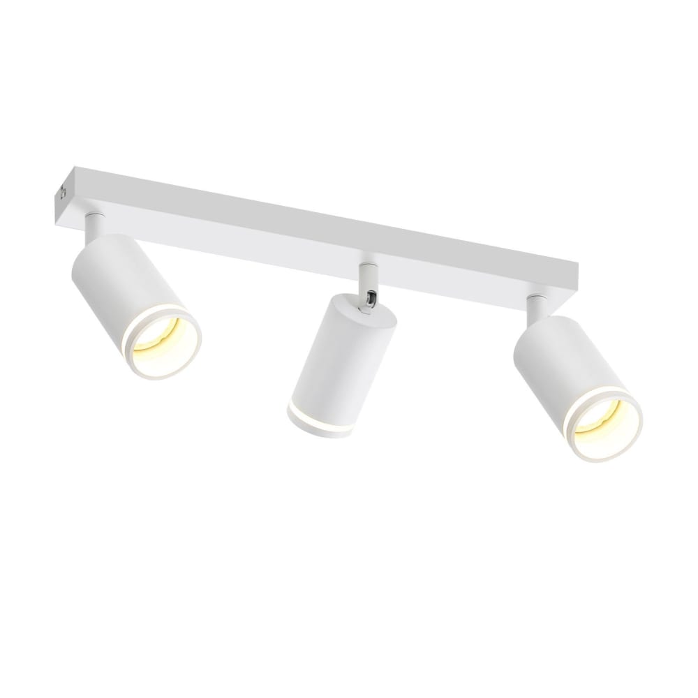 Blitz - spot de plafond en métal, noir, l 80 cm, gu10