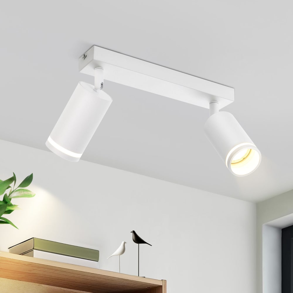Amalfrieda - spot de plafond en métal, noir, l 51 cm, gu10 — vue 3