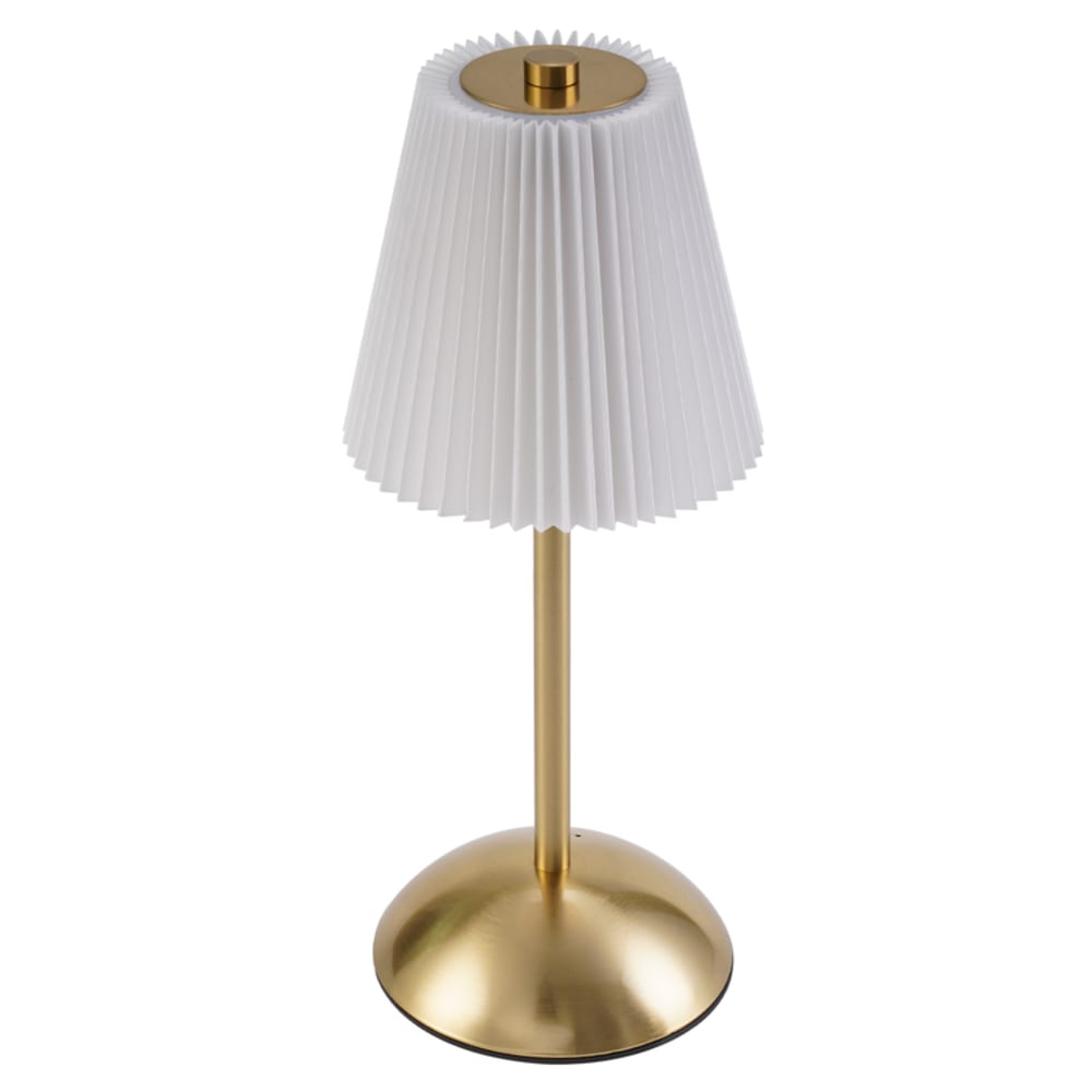 Blake - lampe de table led en métal, coloris blanc, l 12 cm, max. 2 w