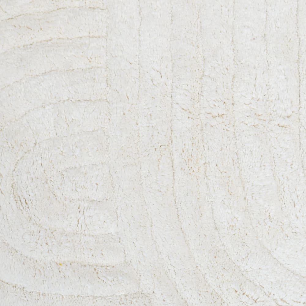 Ttapis de bain et et d'intérieur ovale 1550 g ecru 60x100 cm — vue 4