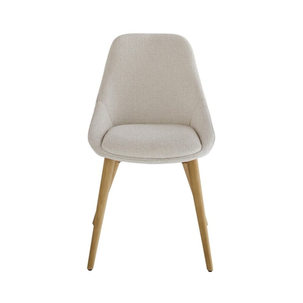 Polsterstühle 2er-Set Textil Beige - Maisons Du Monde