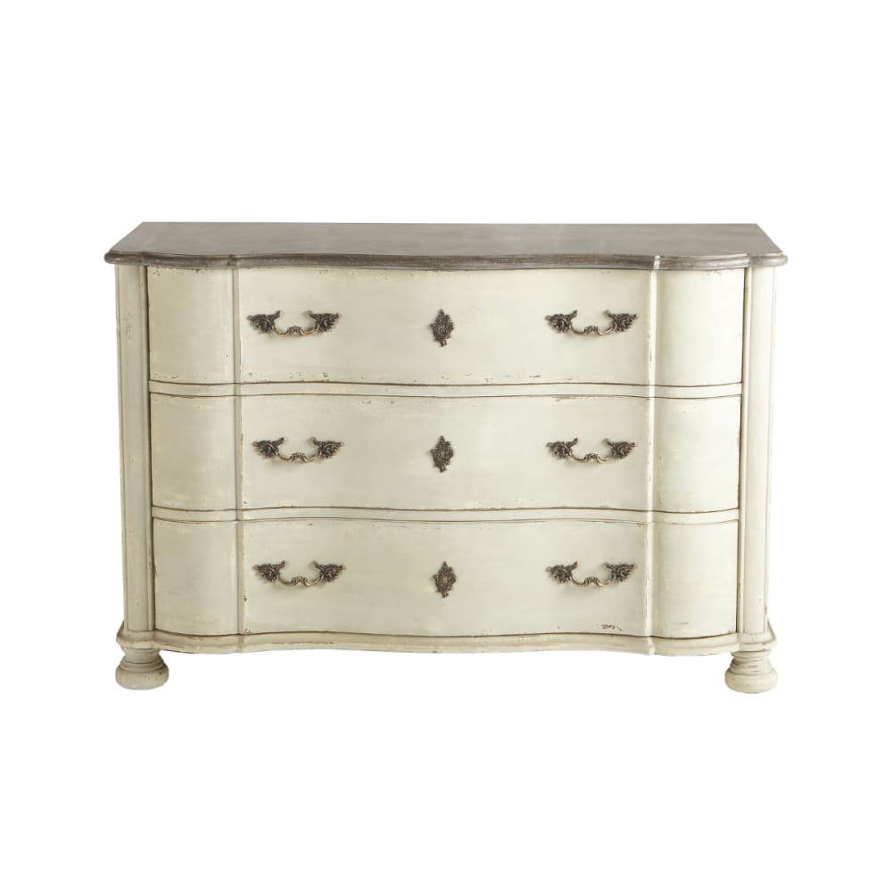 Commode en peuplier massif - pierre