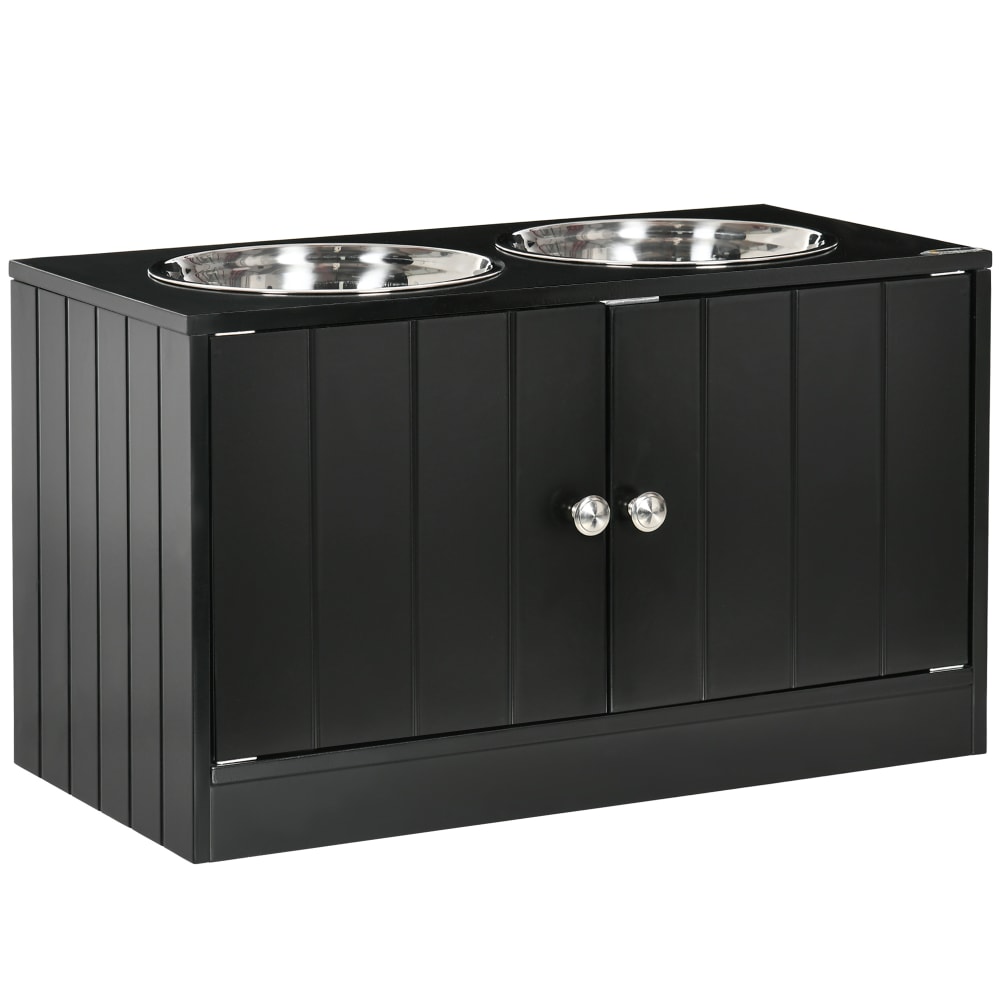 gamelle double mdf noir