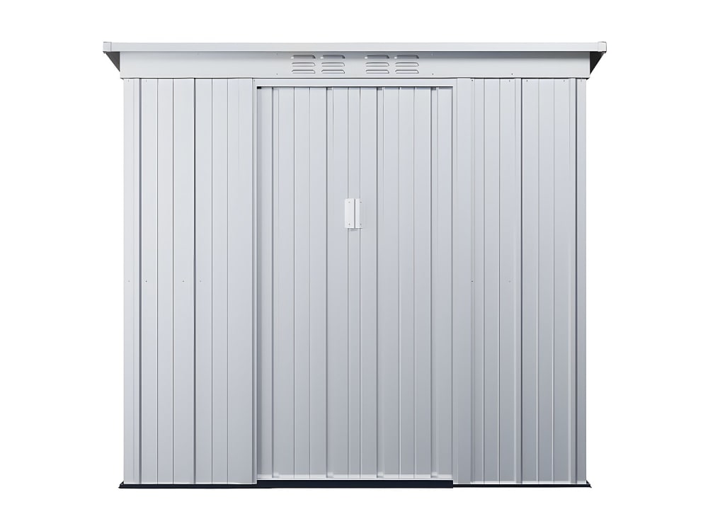 Cabane de jardin acier - gris clair