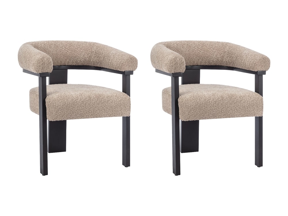 Lot de 2 chaises polyester