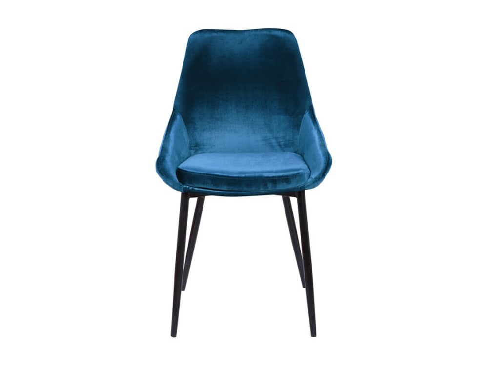 Lot de 2 chaises velours