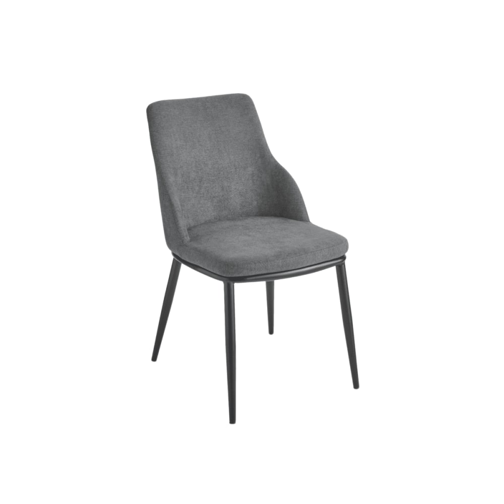 Lot de 2 chaises en tissu