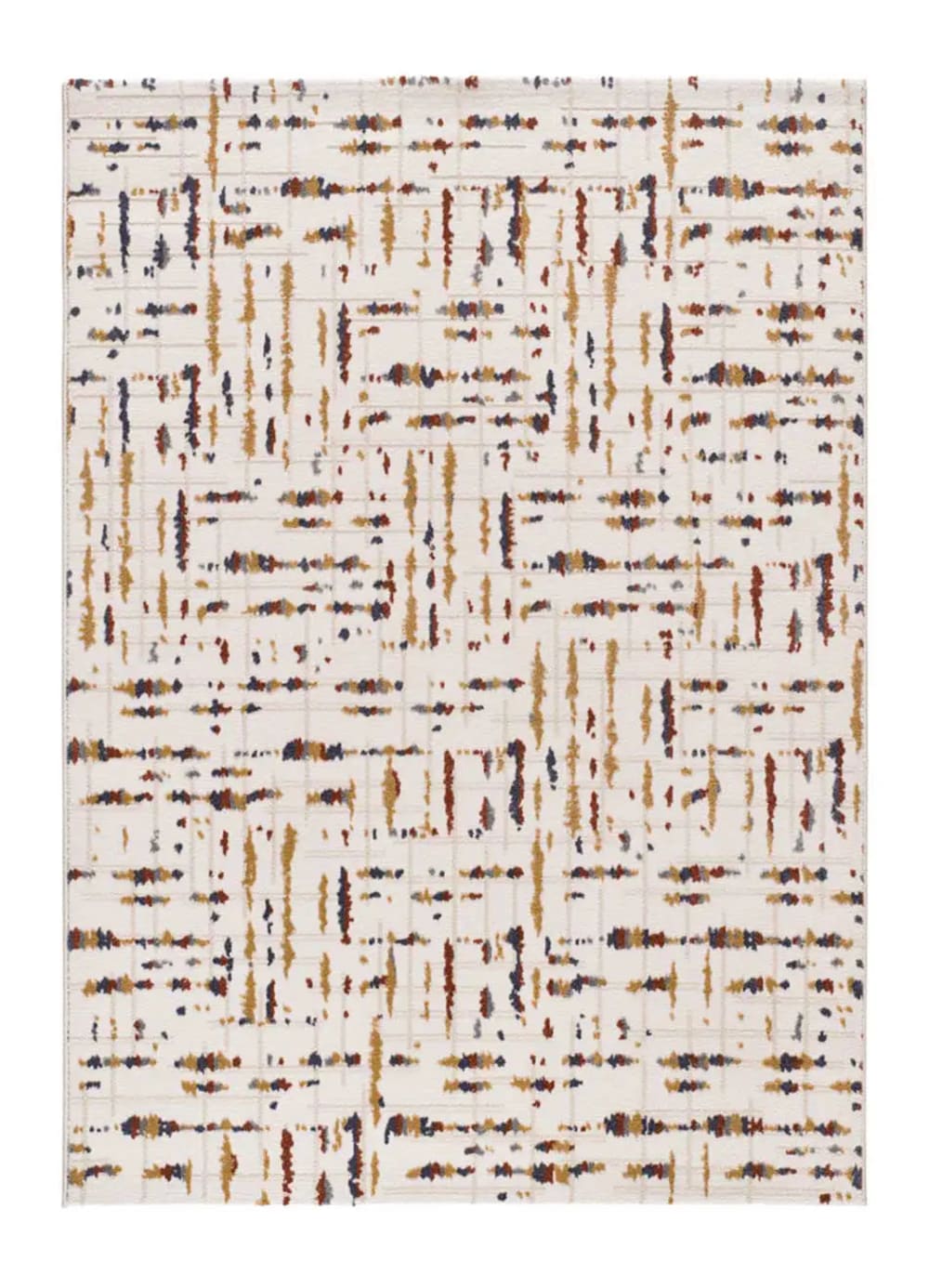 Tapis à relief géométrique multicolore 200x290 cm