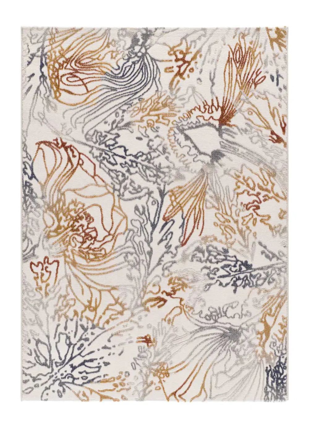 Tapis à relief abstrait multicolore 80x150 cm