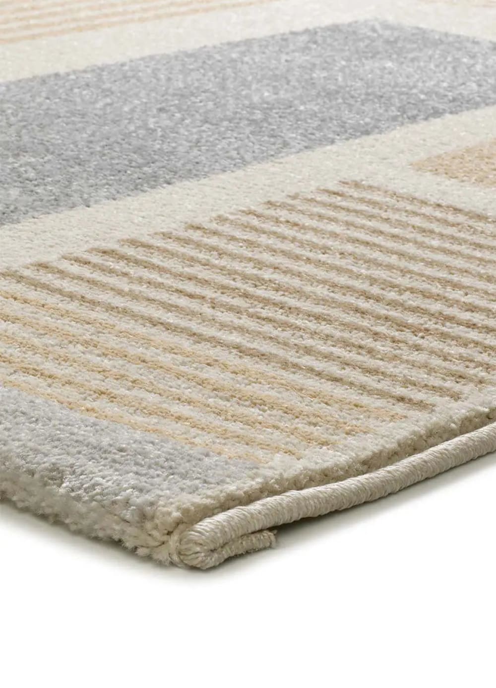 Tapis géométrique beige/multicolore 200x290 cm — vue 4