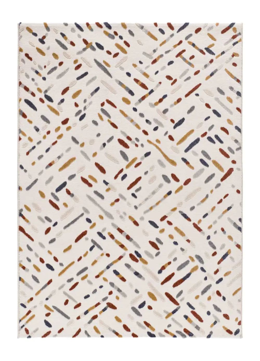 Tapis à relief géométrique