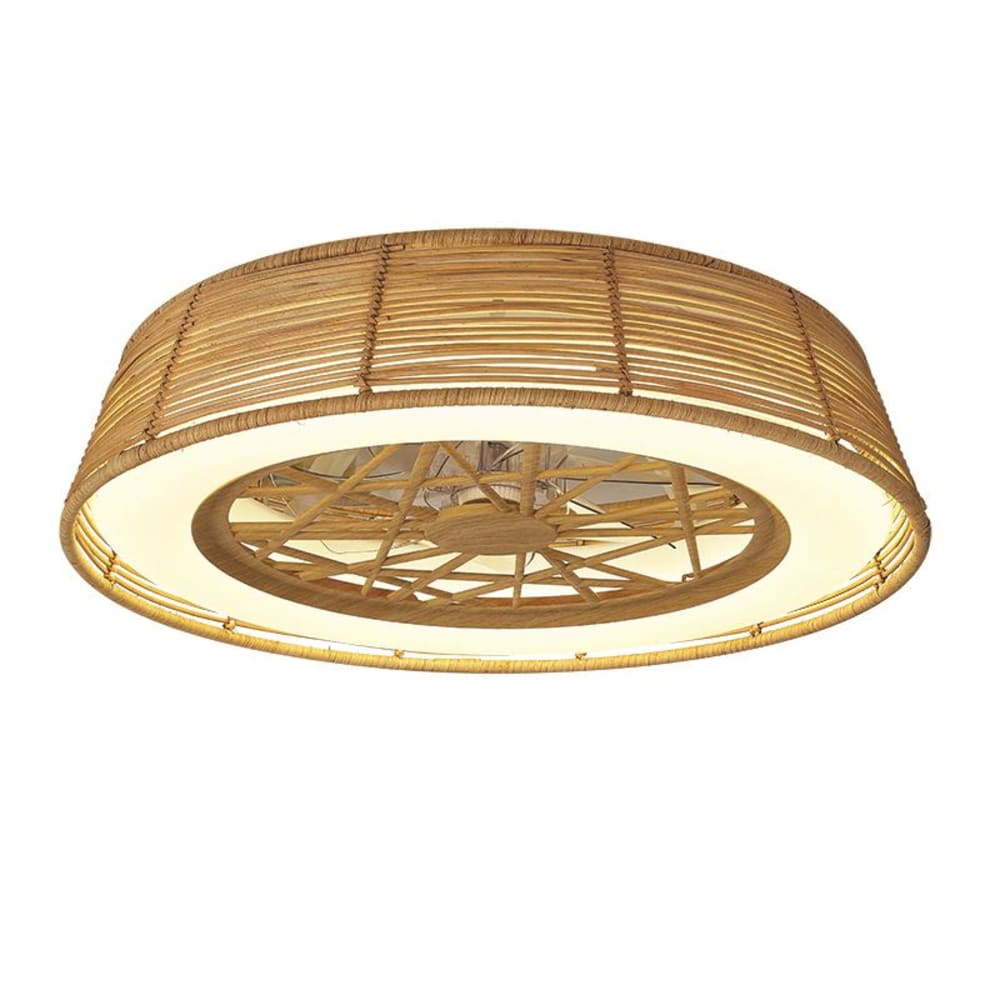 Plafonnier design en plastique bois