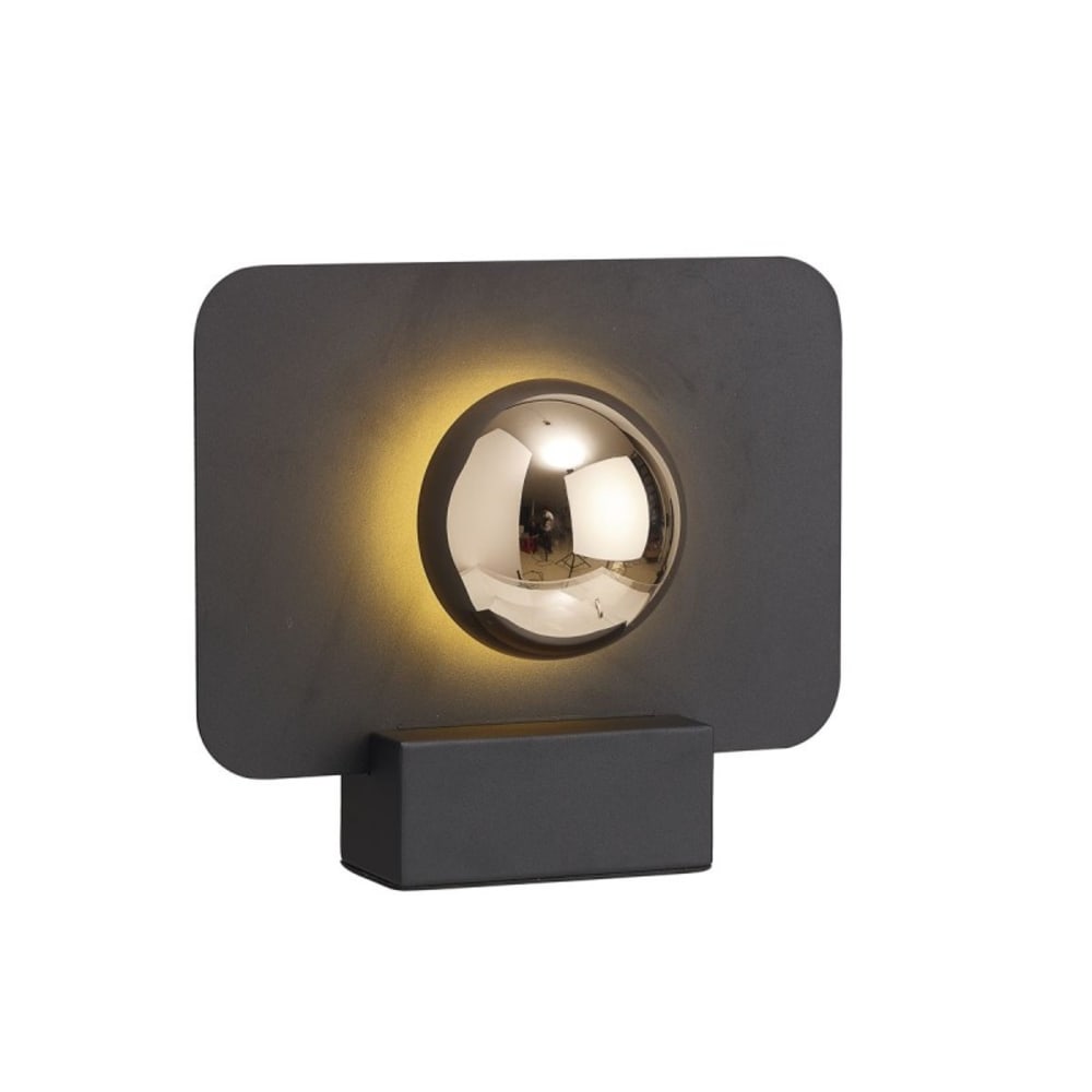 Lampe design en métal noir — vue 3