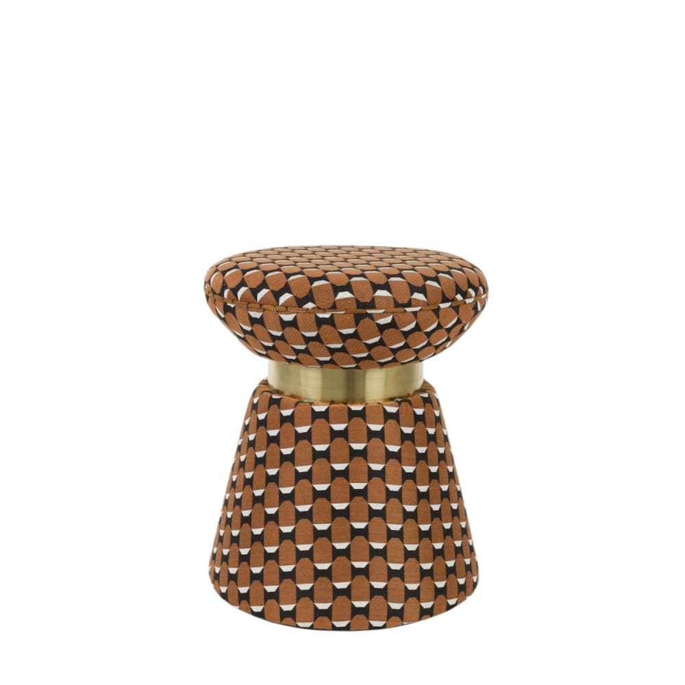 Tabouret pop en tissu