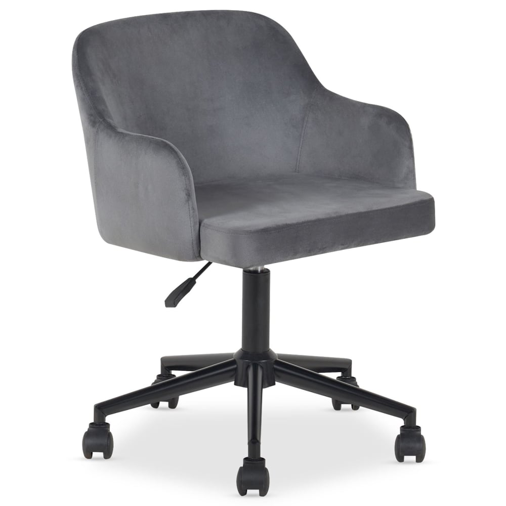 chaise de bureau en velours