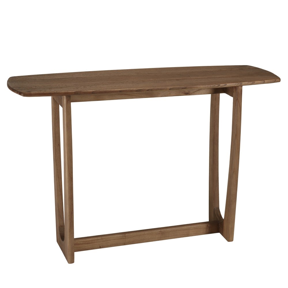 MACABANE Konsolentisch 120 cm aus Mindi-Holz style classic chic Braun Holz