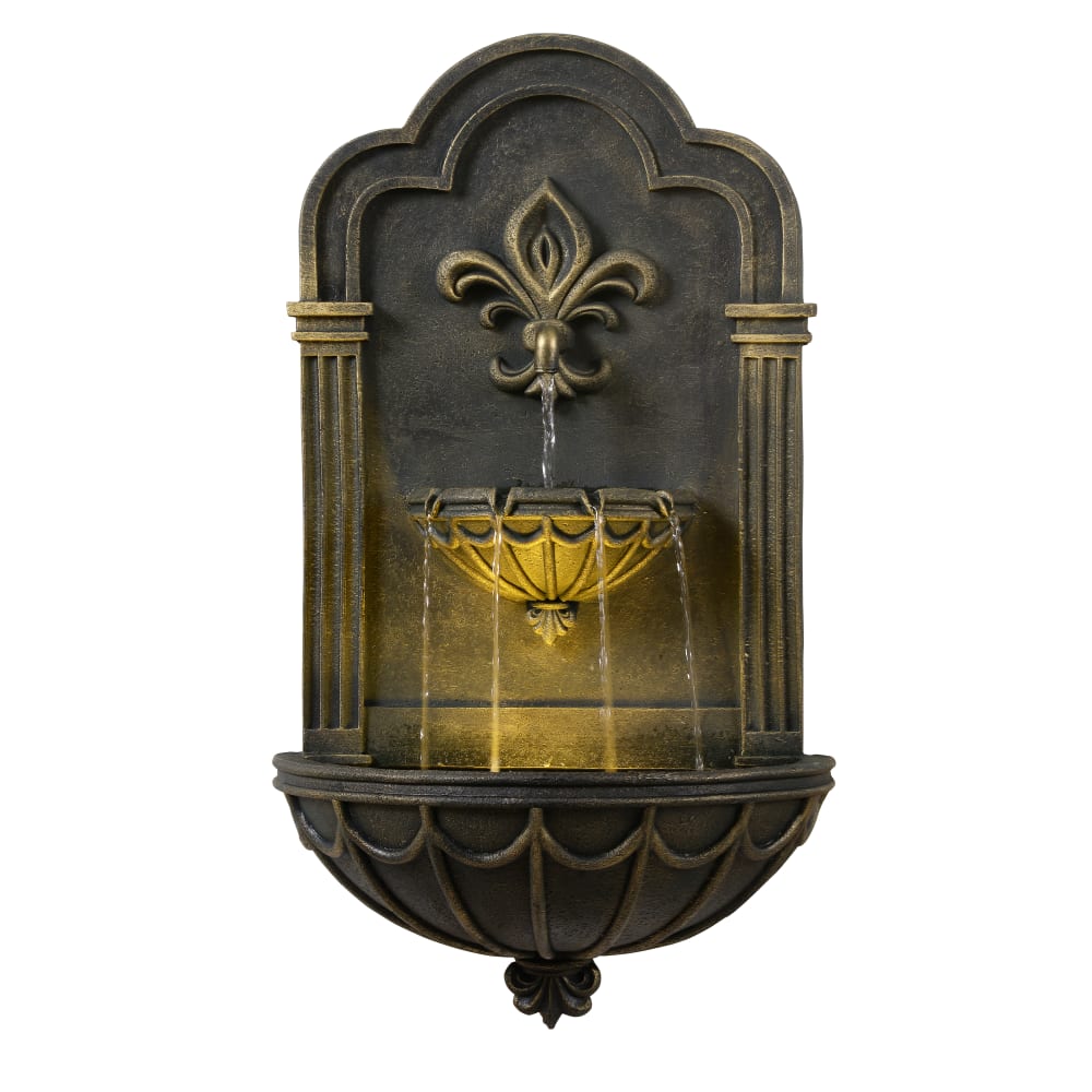 Fontaine murale fleur-de-Lis