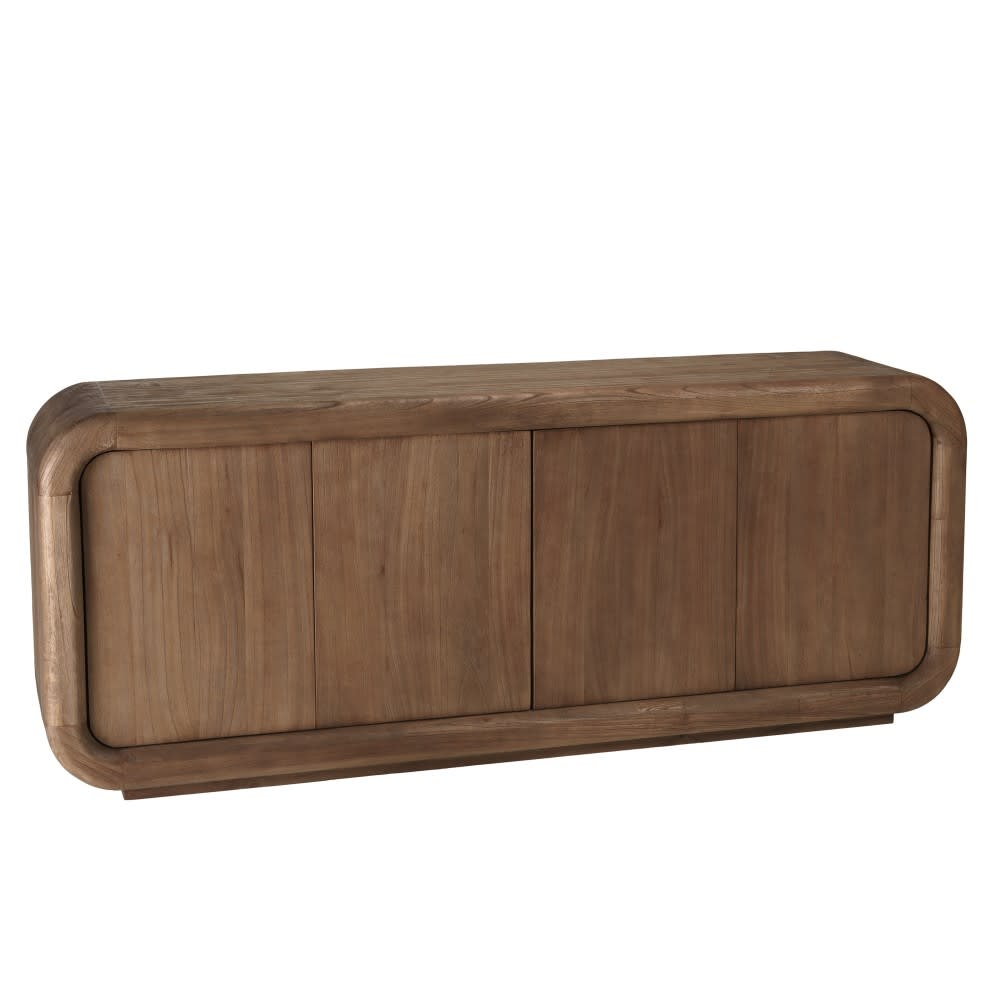 Buffet 4 portes en bois de mindi