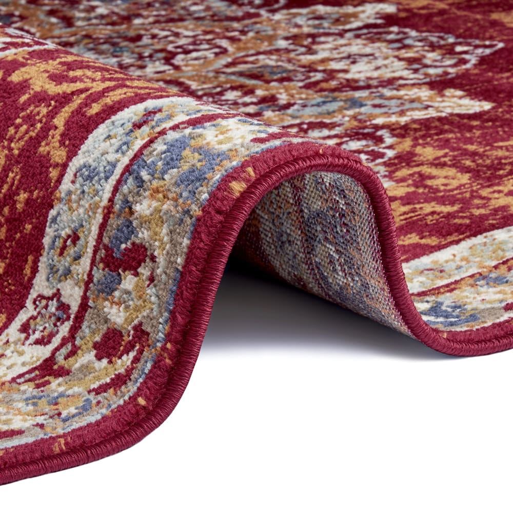 Tapis style vintage moderne rouge 120x170cm — vue 4