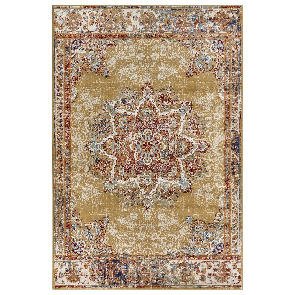Tapis style Vintage moderne Doré 120x170cm