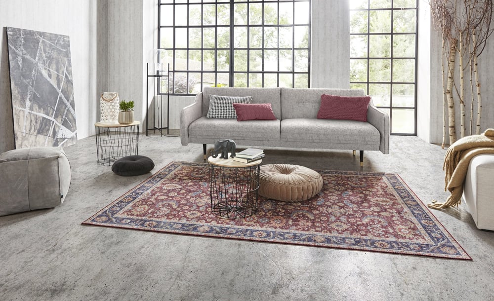 Tapis vintage tissé plat vivana 80x200cm — vue 3