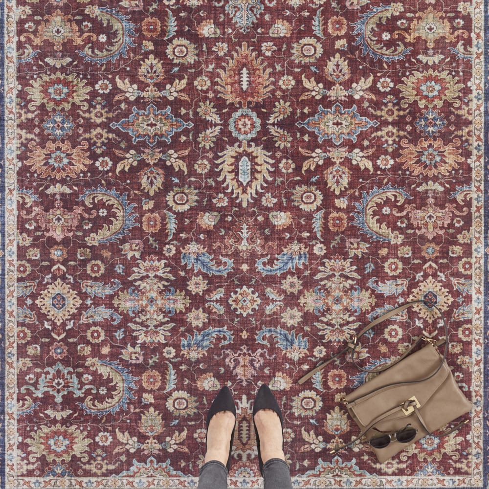 Tapis vintage tissé plat vivana 80x200cm — vue 4
