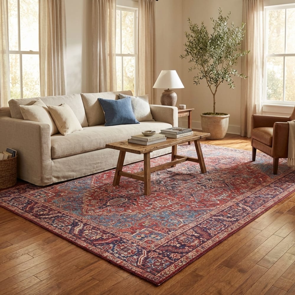 Tapis vintage tissé plat amata 160x230cm — vue 3