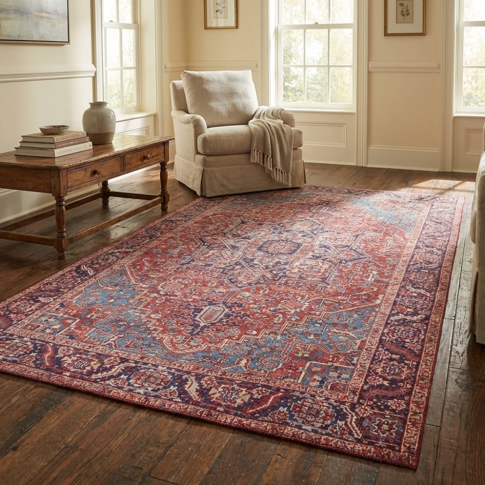 Tapis vintage tissé plat amata 160x230cm — vue 4