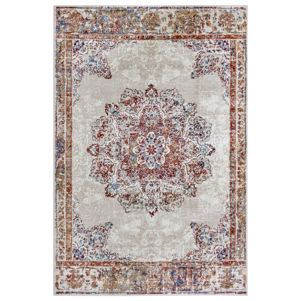 Tapis style Vintage moderne Crème 200x280cm