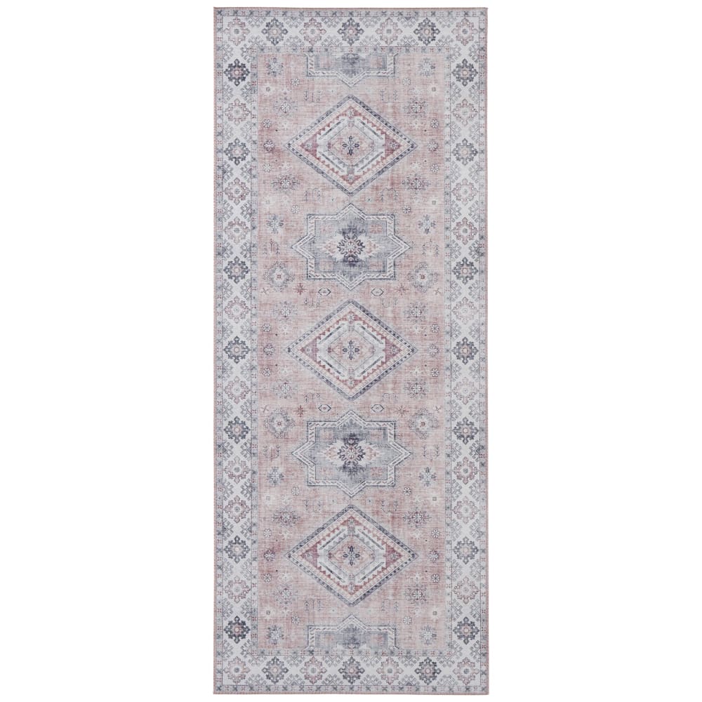 Tapis Vintage tissé plat Gratia 80x200cm