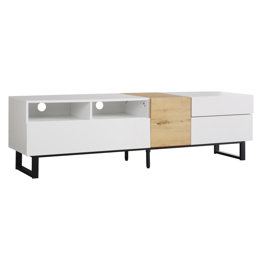 Meuble tv avec rangements - pieds