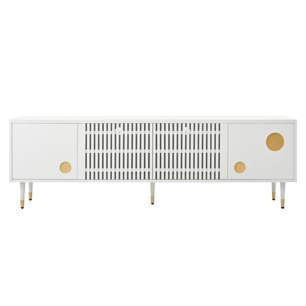 Meuble tv blanc 170 cm,