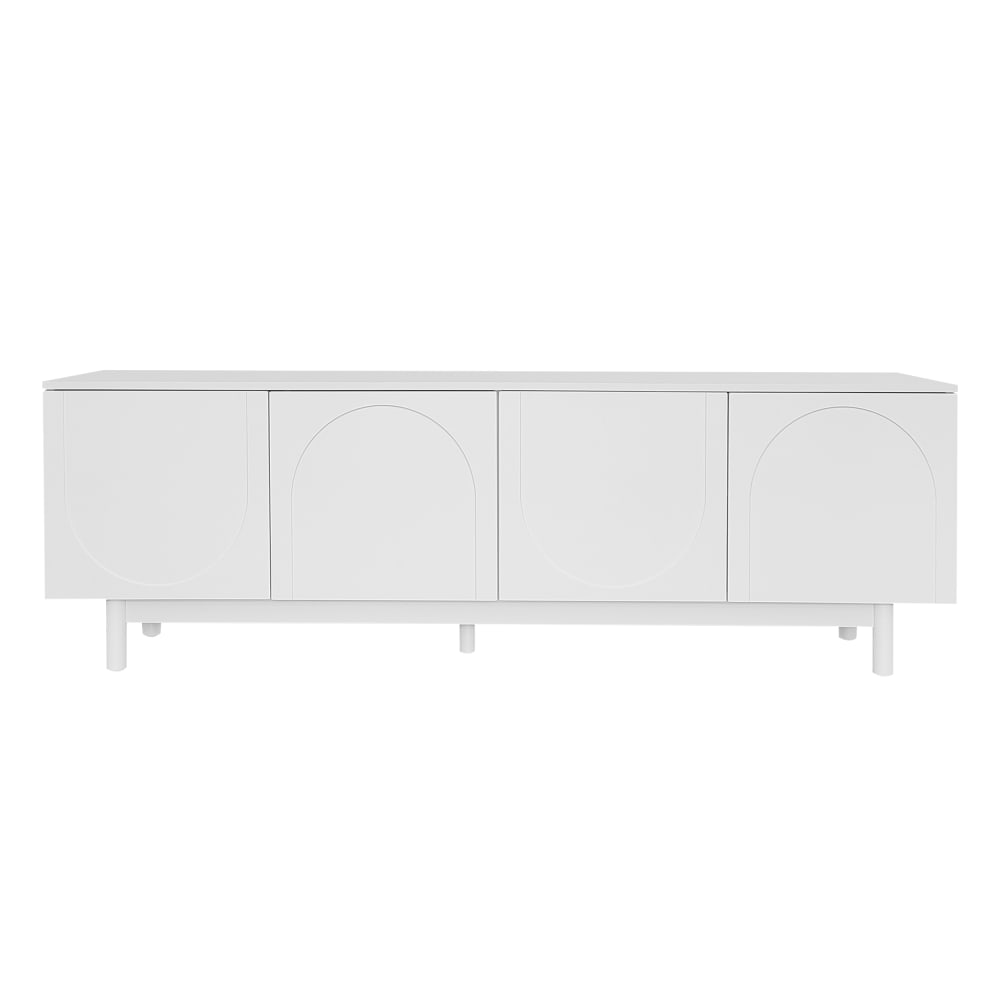 Meuble tv 4 portes push - 175