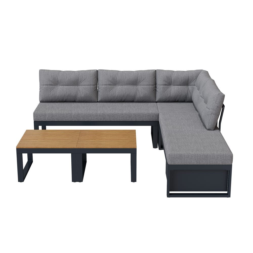 ensemble de jardin modulable - gris