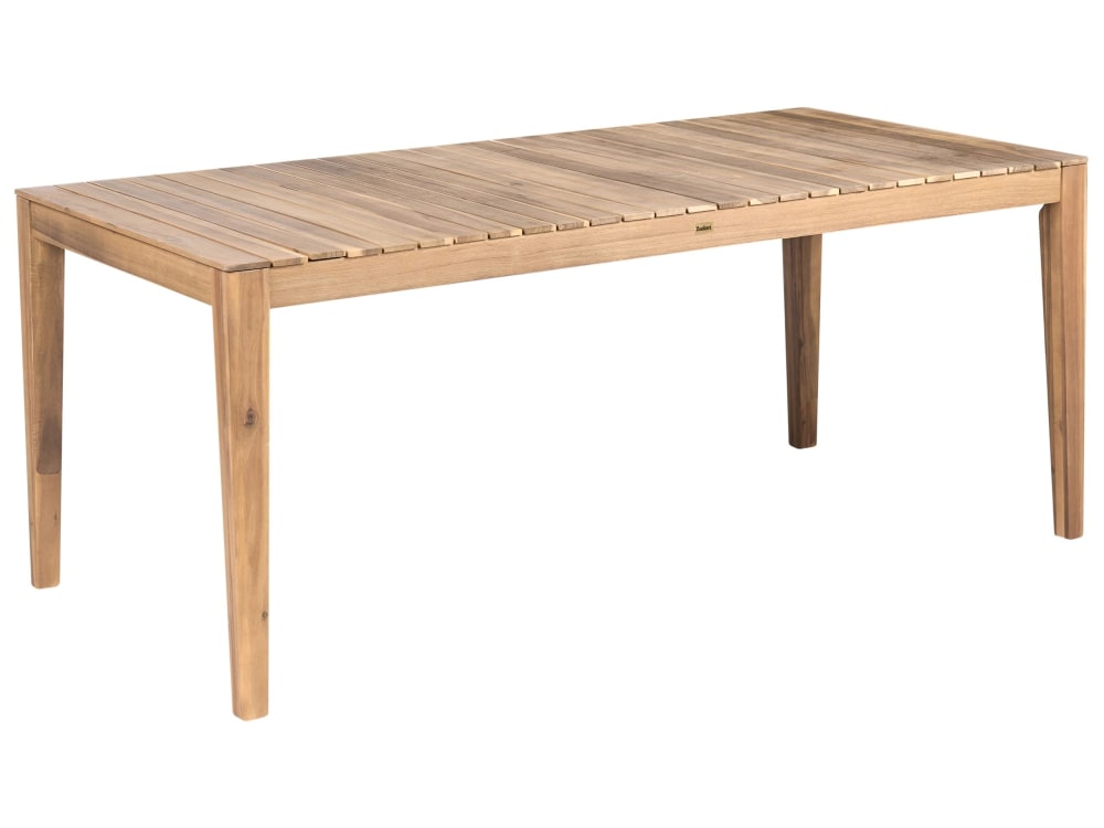 Table de repas 8 personnes en bois d'bois d'acacia certifié marron