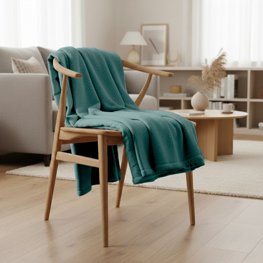 Plaid vert, 130x170 cm Panora
