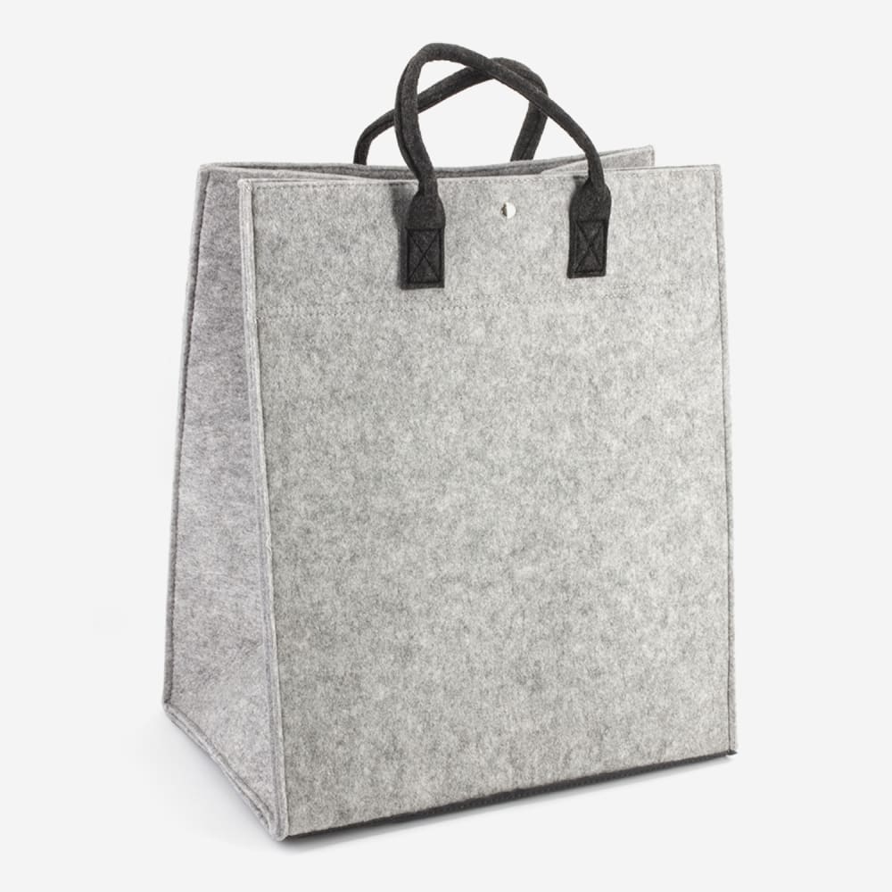 Panier à linge gris