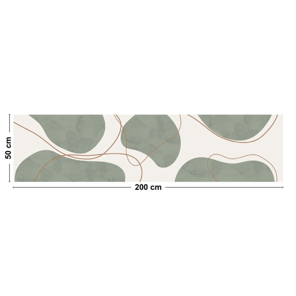 Tapis antidérapant - vinyle - int./ext. - vert - 50x120cm — vue 3