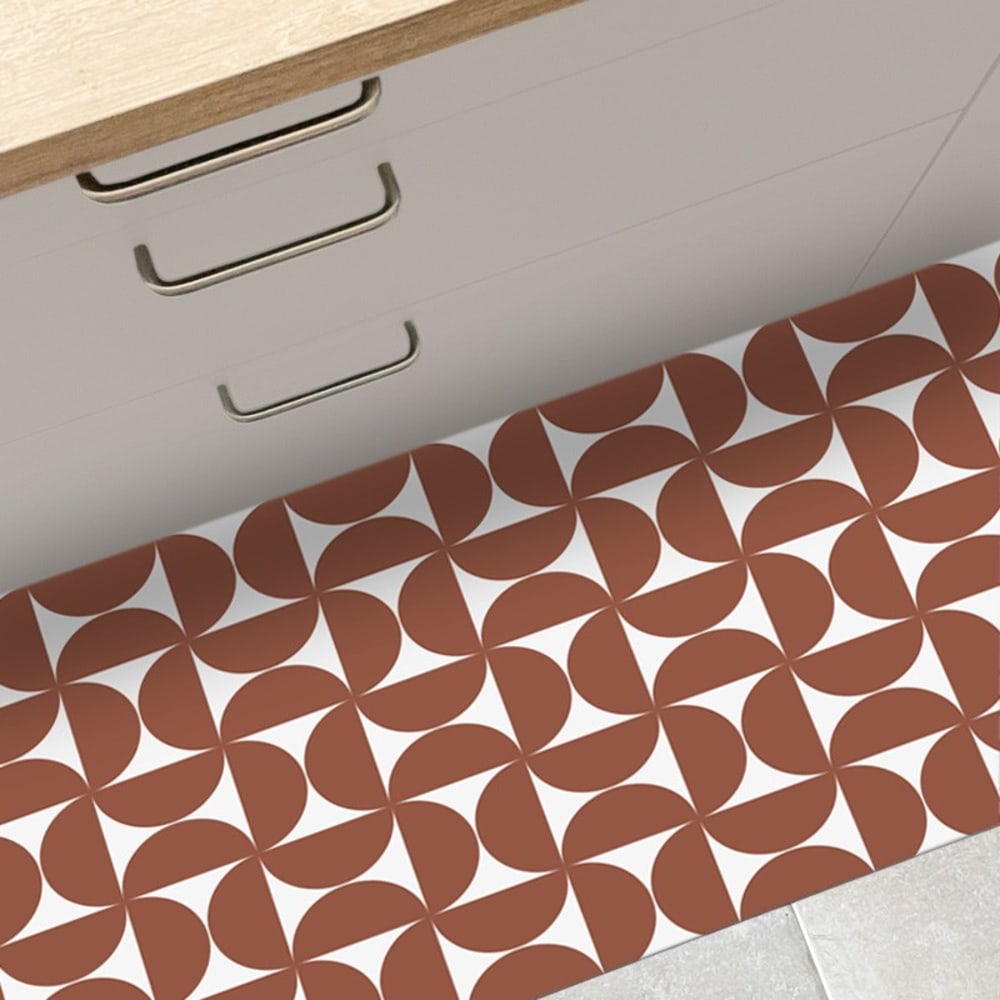 Tapis antidérapant - vinyle - int./ext. - Ocre - 50x200cm