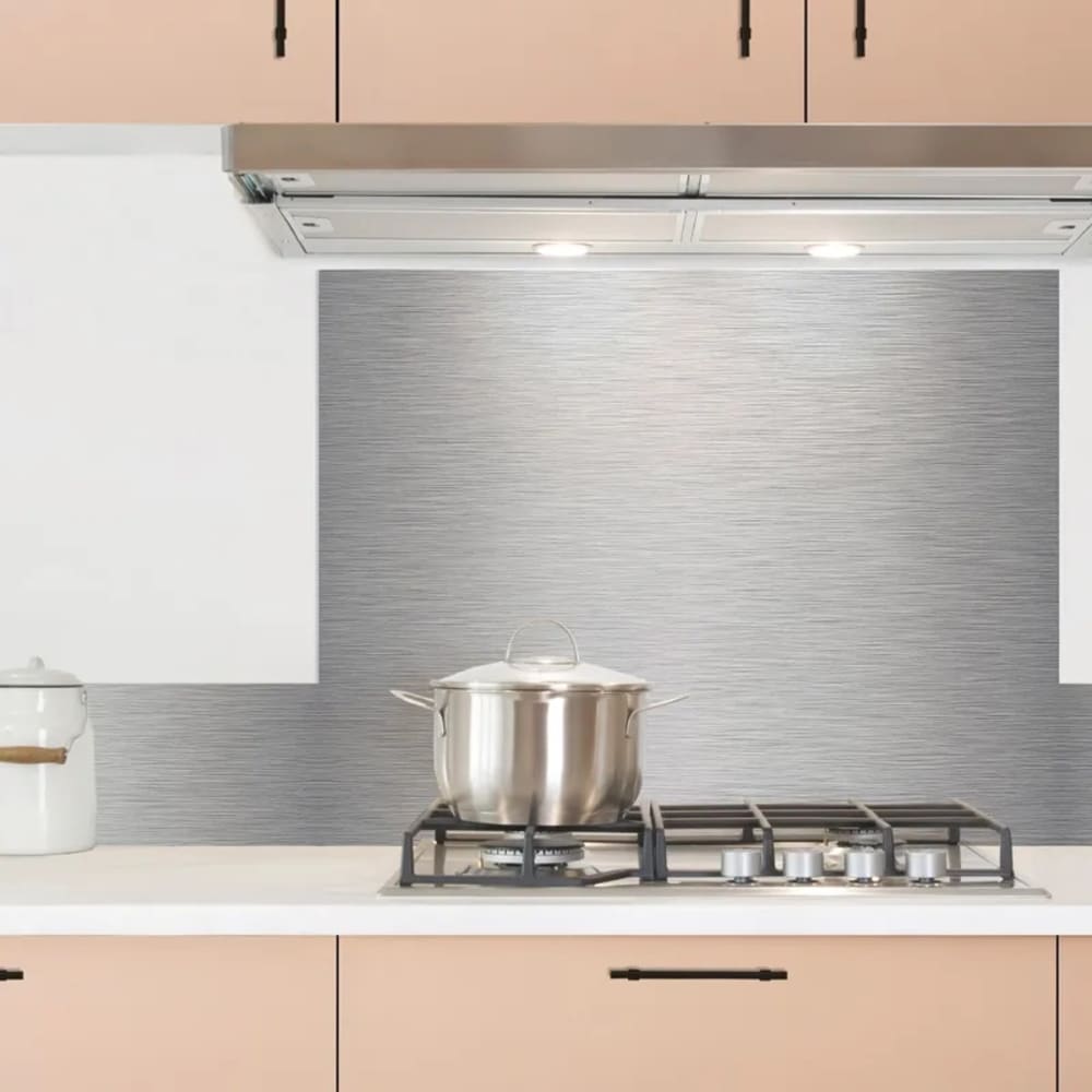 Crédence cuisine en - argent