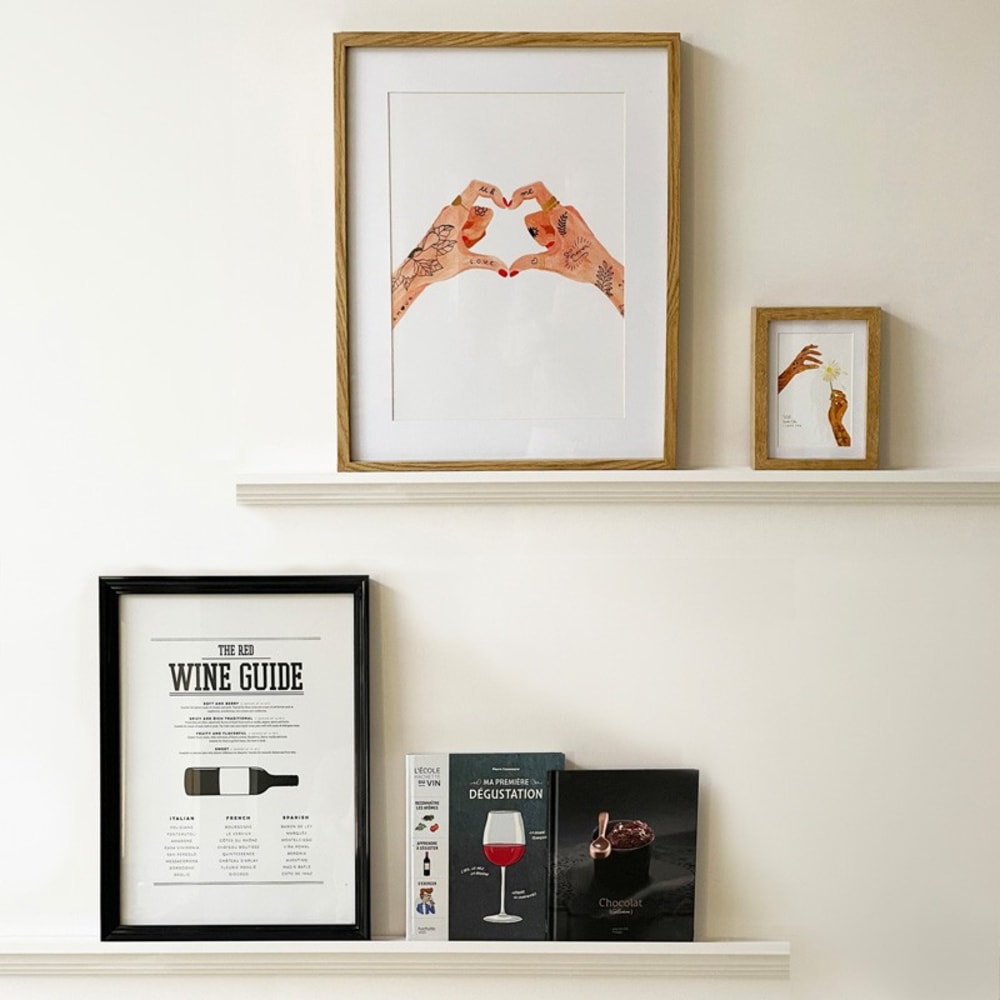 Kit de 2 étagères murales