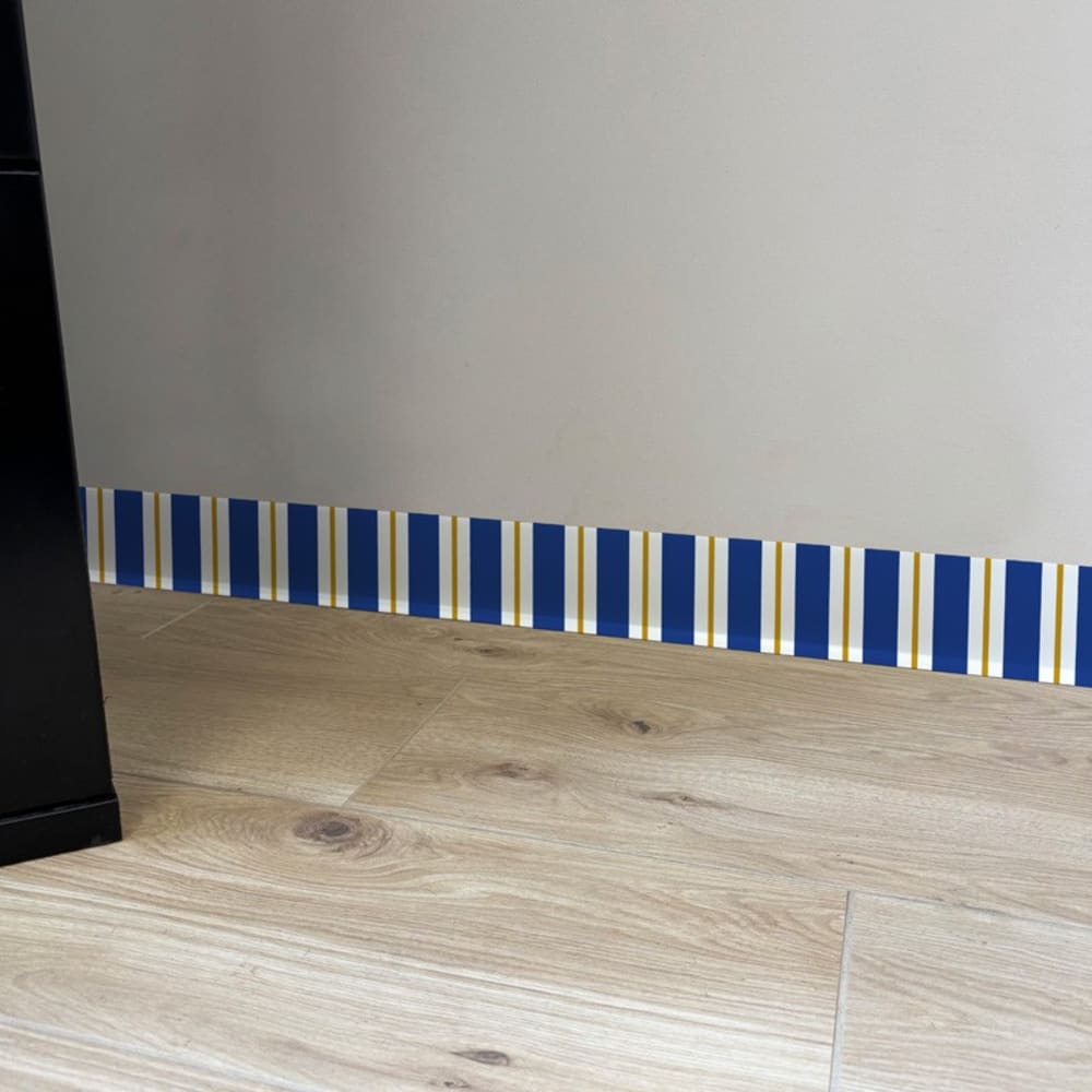 Plinthes pvc adhésives en lot de 25 - 200x8 cm - bleu - bari — vue 4