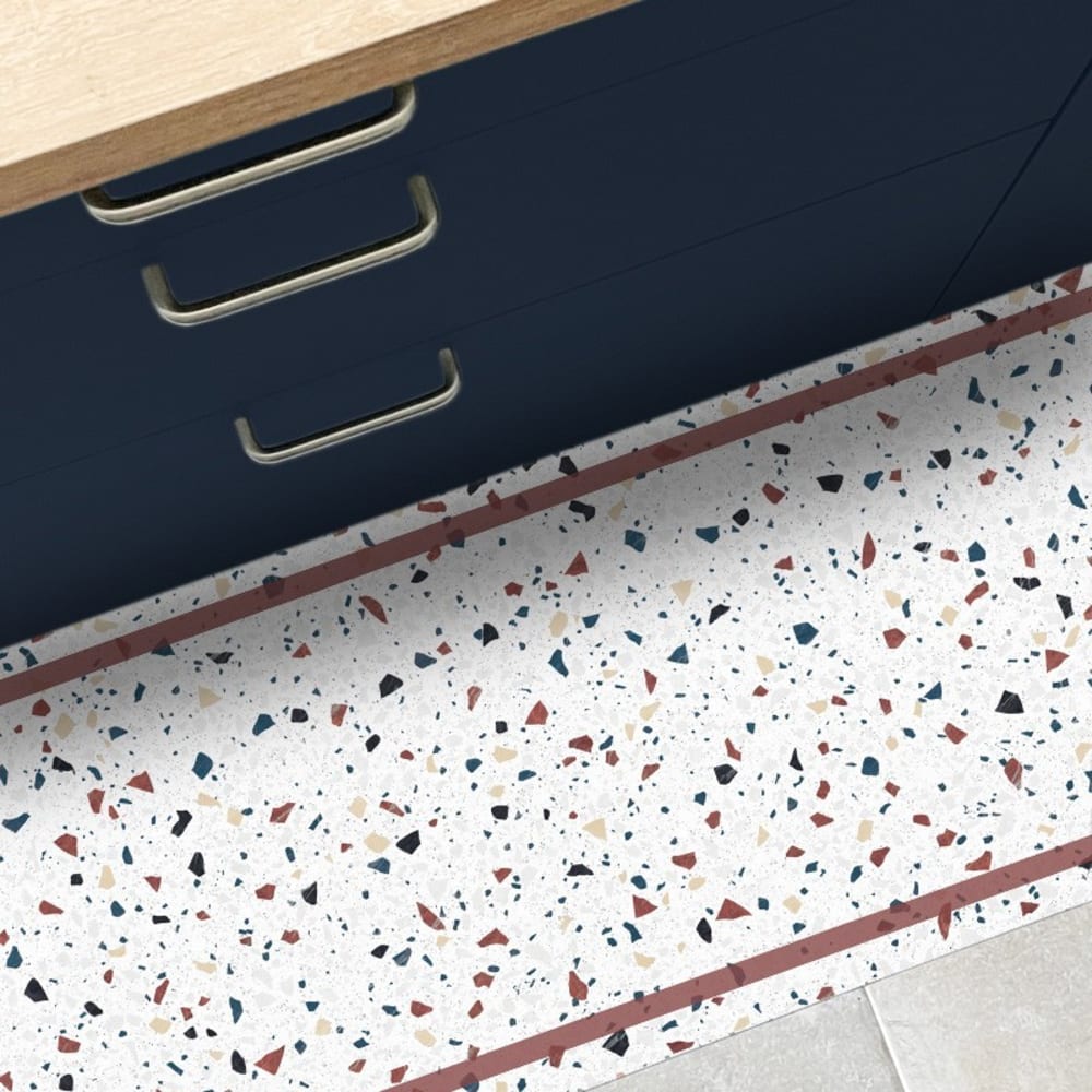 Tapis antidérapant - vinyle - int./ext. - Multicolore - 50x200cm