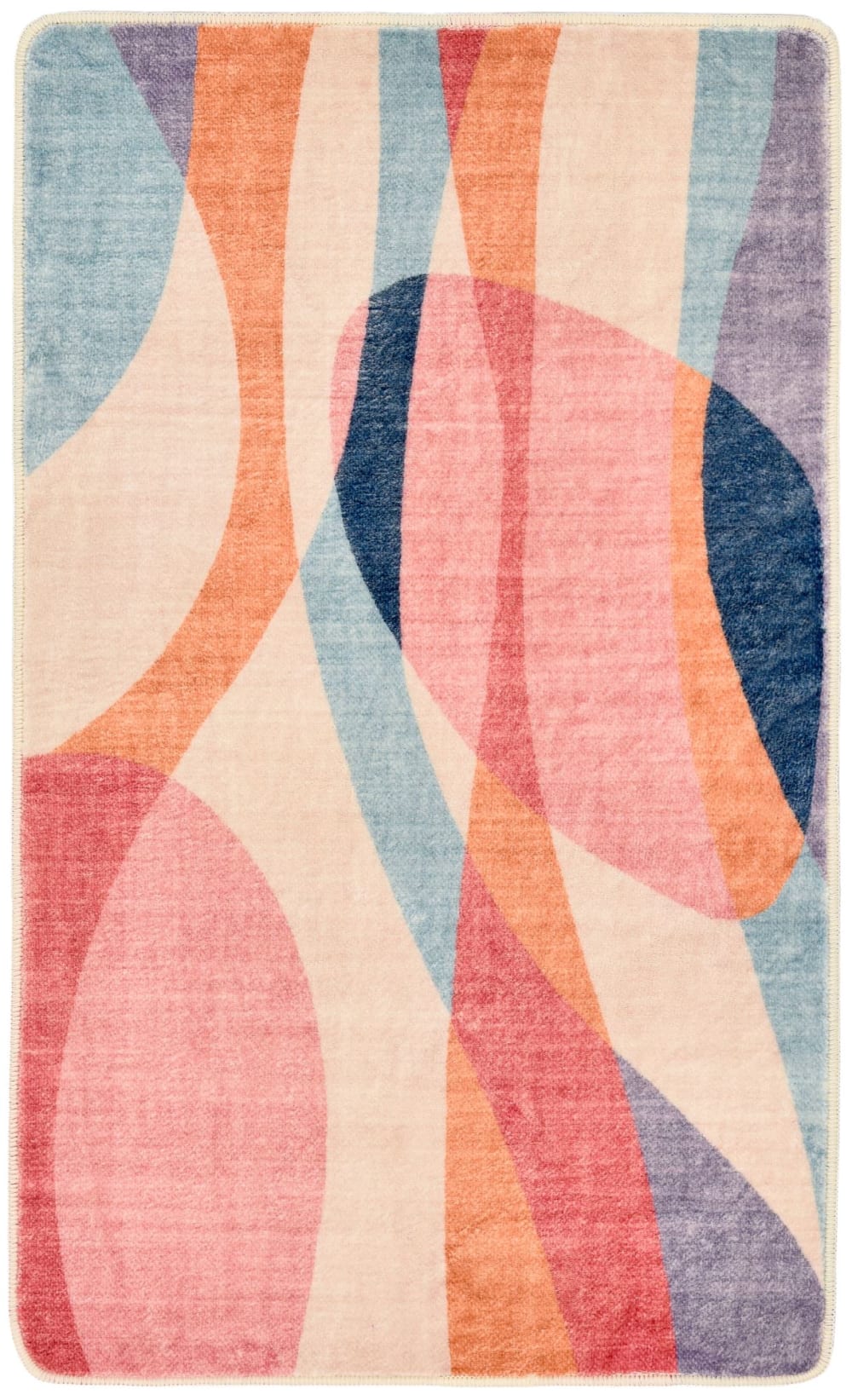 Tapis de bain moelleux - multicolor 70x120 cm