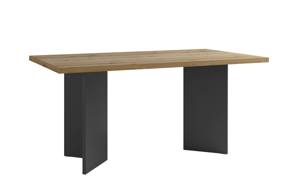 ByLiving Tisch, Evoke Eiche (Eiche-Optik), 160 x 90, H 75,5 style modern Braun Spanplatte